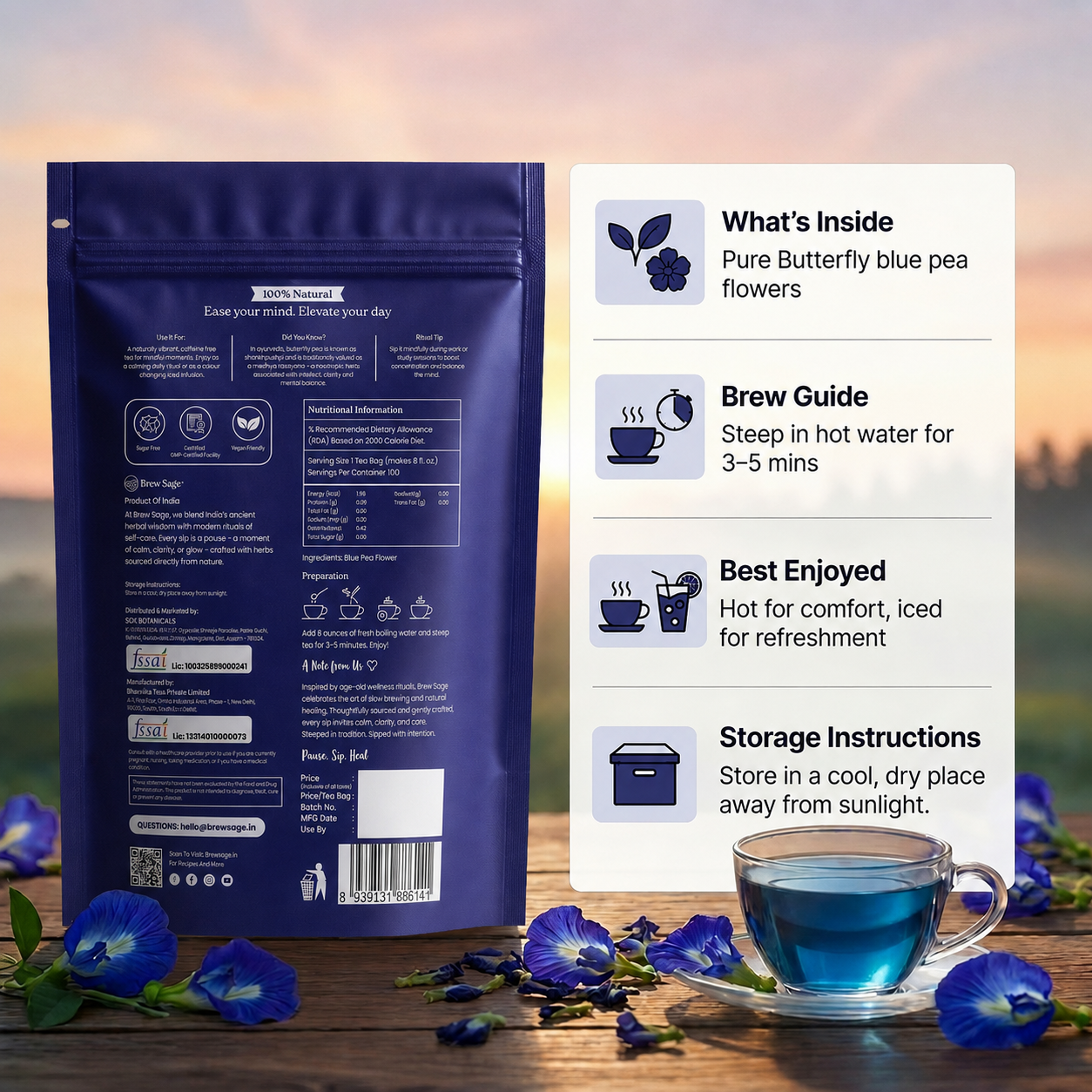 Butterfly Blue Pea Tea